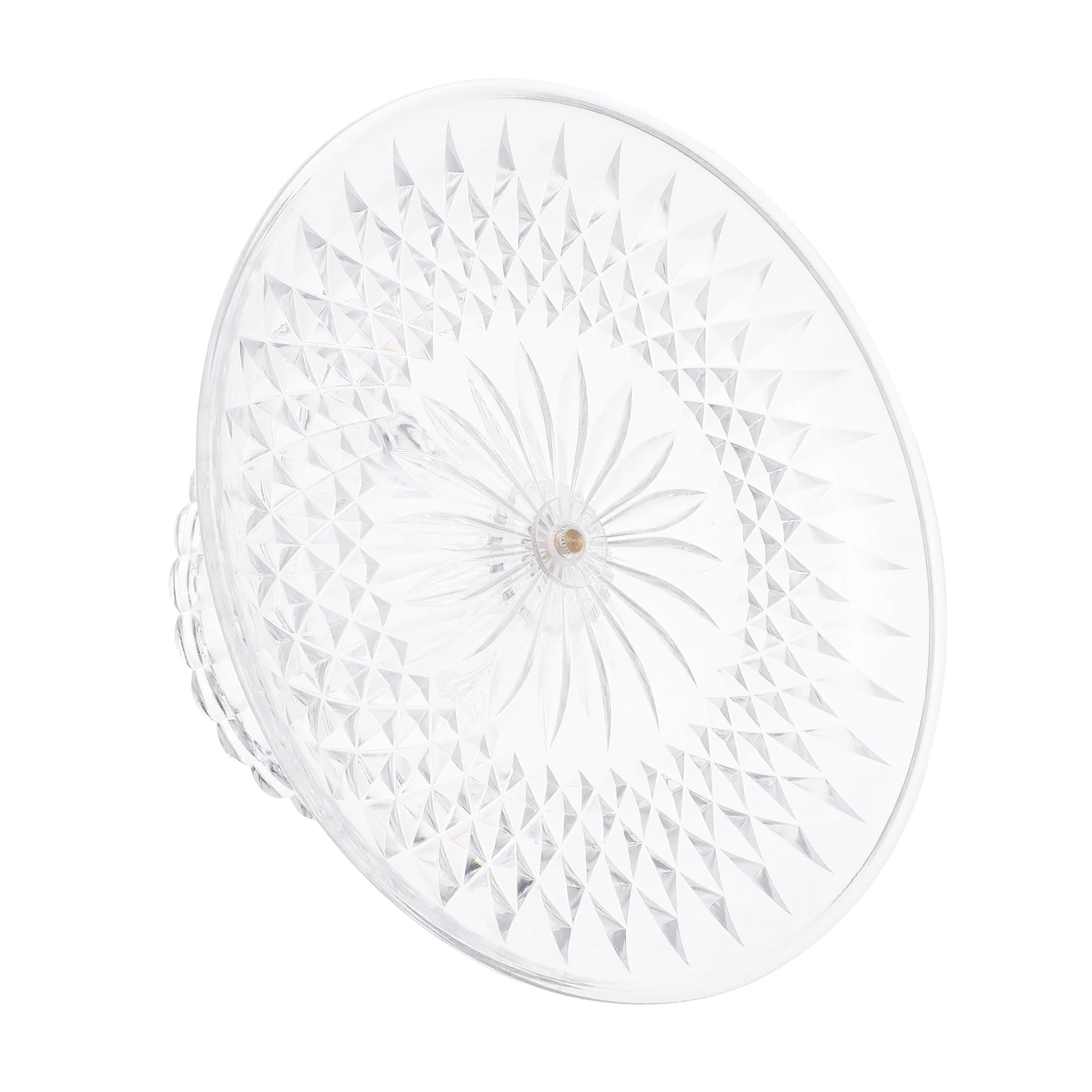 

Food Storage Tray Footed Deep Plate Veggie Platter Tray Lid Fruit Veggie Tray Clear Acrylic Cake Stand Veggie Tray Lid