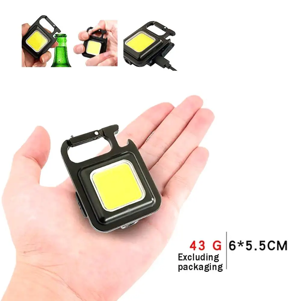 

MINI Flashlight Zoom Torch COB Lamp Beads 4 Mode Built-in Battery USB Rechargeable Tactical Outdoor Self Defense For Camping
