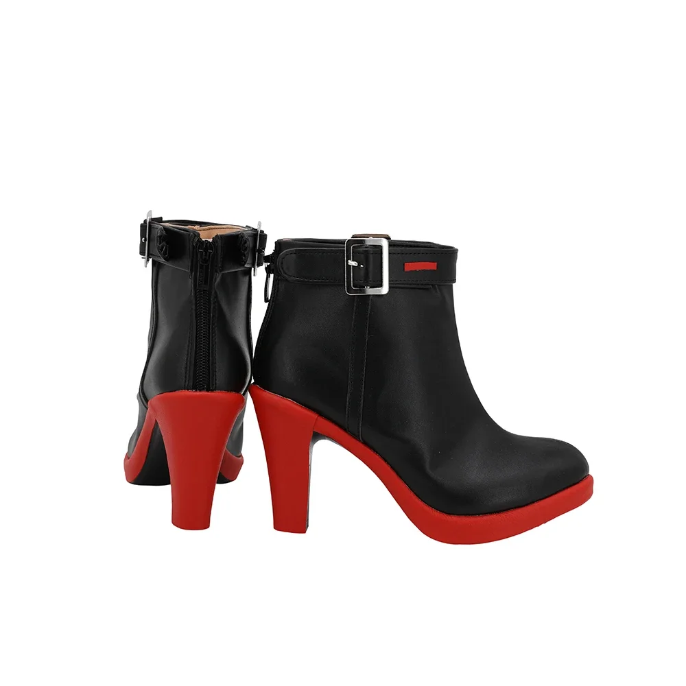 Сапоги для косплея Arknights LEIZI черные туфли на высоком каблуке индивидуальный заказ