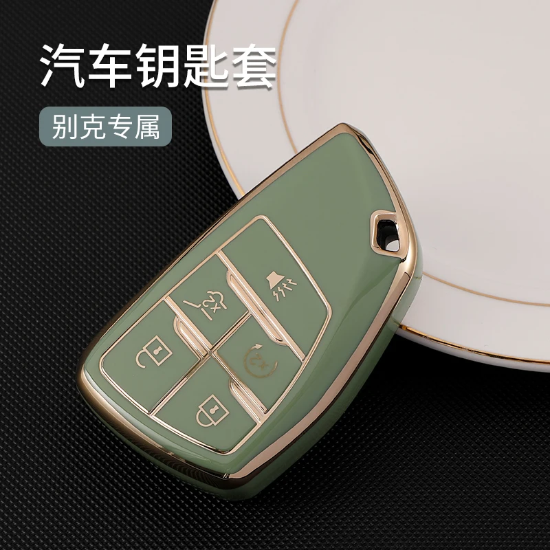 

Car Key Case Cover Holder shell for Chevrolet Tahoe Suburban for GMC Yukon for Buick ENVISION S Plus Avenir 2020 2021 Accessorie