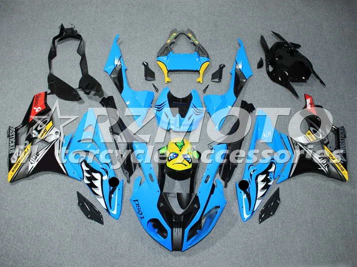 

New ABS Whole Fairings Kit Fit For BMW S1000RR 2009 2010 2011 2012 2013 2014 09 10 11 12 13 14 Bodywork Set Sky Blue Shark