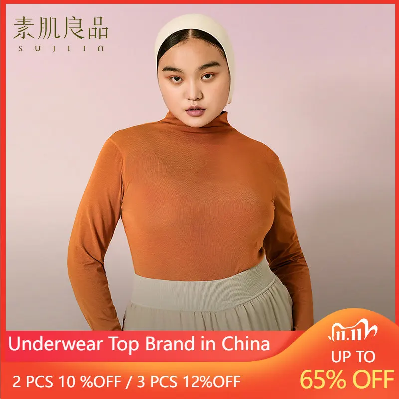 

Женское зимнее термобелье с длинным рукавом, бесшовный топ