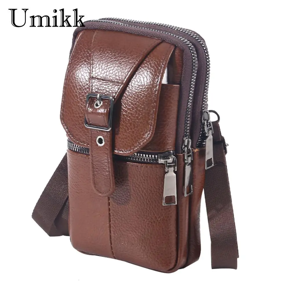 

Винтажная поясная сумка для мужчин, забавная сумка через плечо из воловьей кожи, мужской поясной кошелек, дорожный уличный держатель для мо...