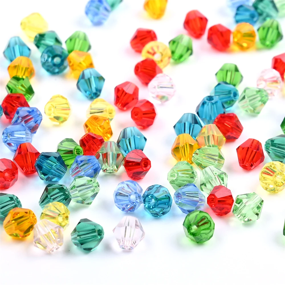 400 шт. биконусные бусины из австрийского хрусталя для изготовления браслетов