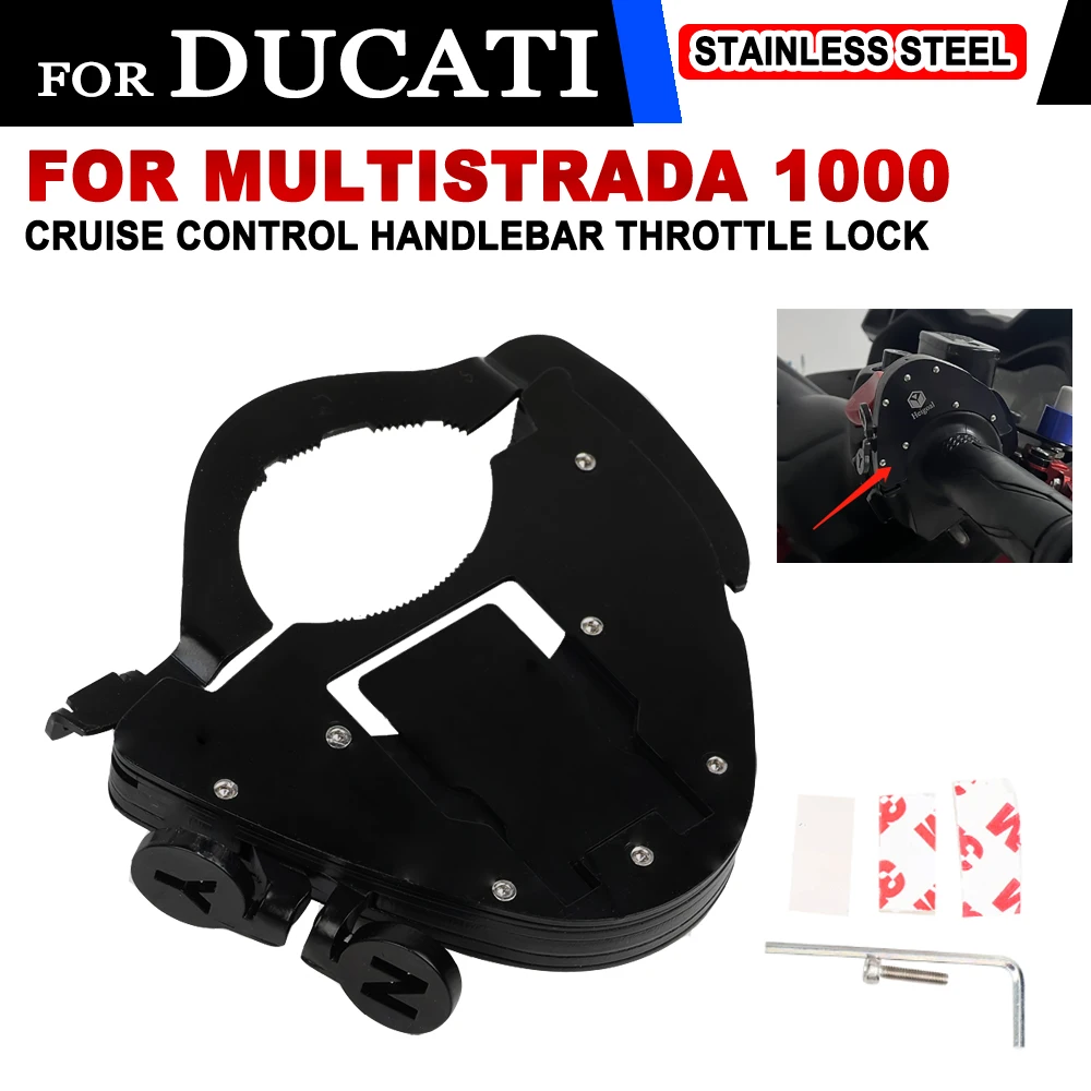 

For Ducati Multistrada 1000 1100 1000S S Motorcycle Accessories Speed Cruise Control Handlebar Throttle Lock Save Effort Assist