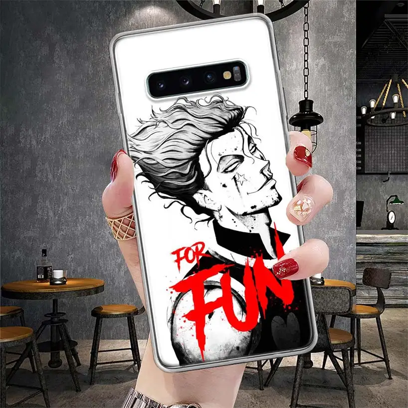 Чехол Hunter HXH Hisoka для телефона Samsung Galaxy S21 S20 FE S22 S23 S24 Ultra S10 Plus S9 + S8 S10E мягкий чехол