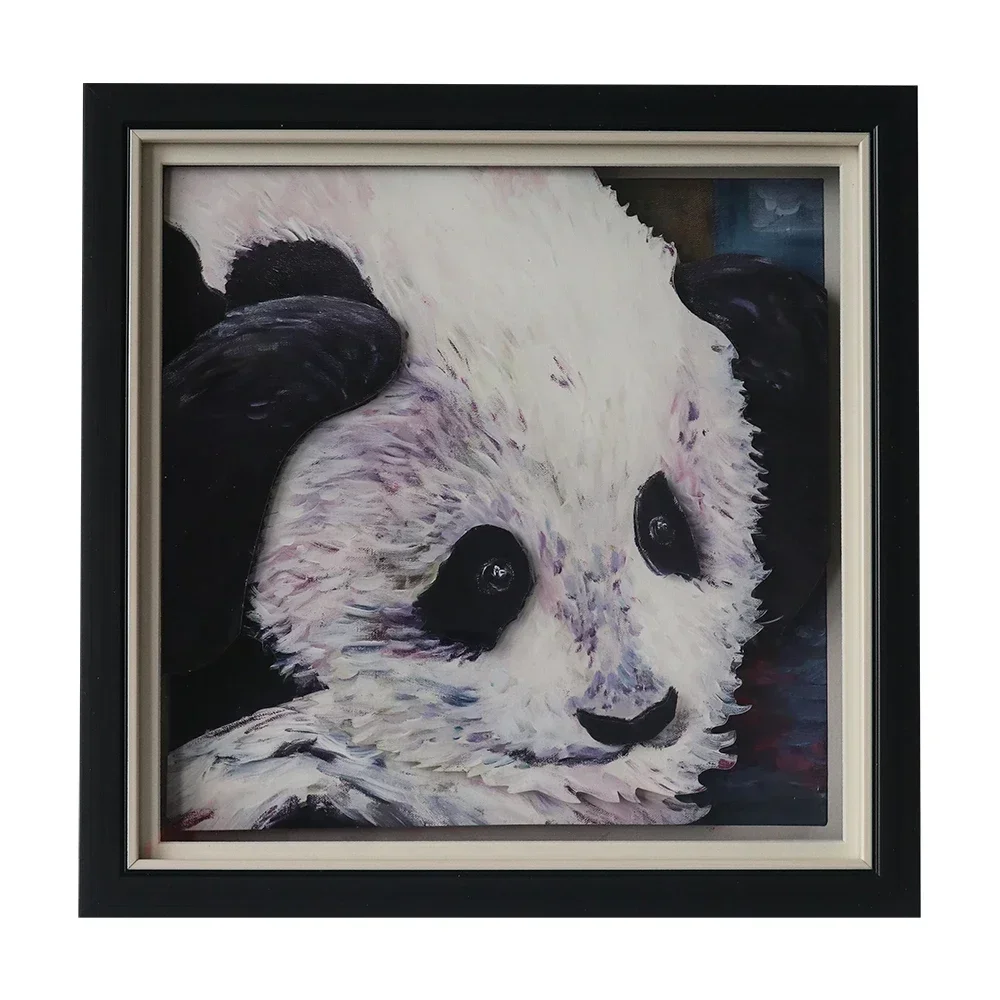 

Картина маслом Декоративная в рамке, панда хуахуа, хуахуа