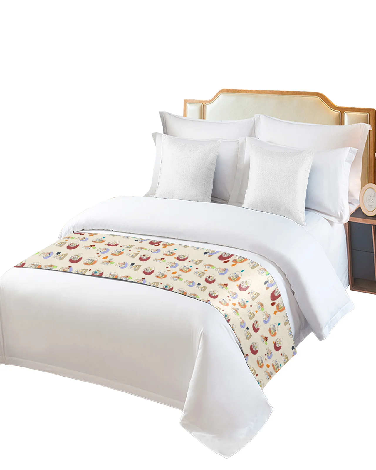 Украшение для кровати с абстрактным изображением мужчин и женщин декоративное