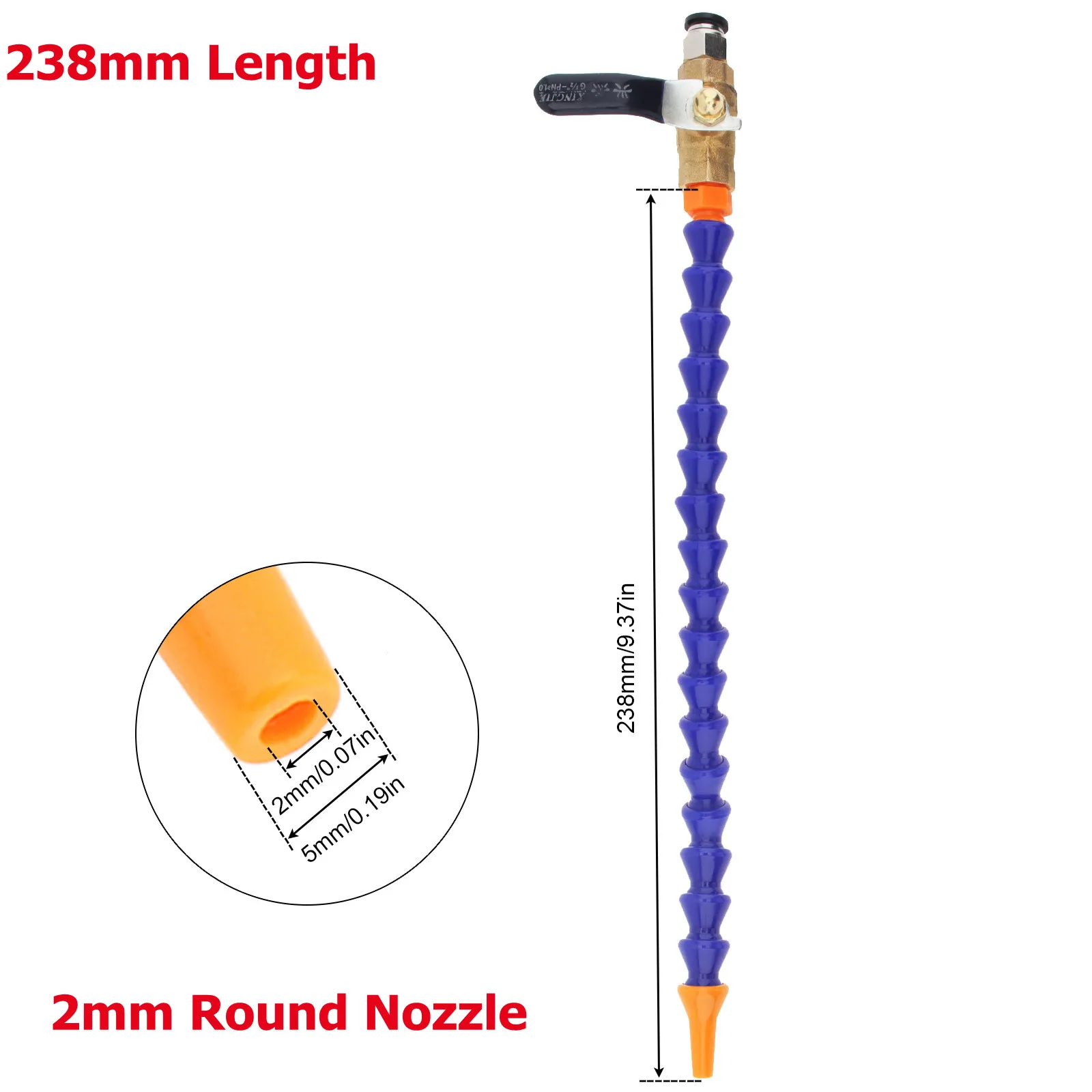 

Гибкие охлаждающие шланги из пластика 2 мм/3,5 мм/7 мм