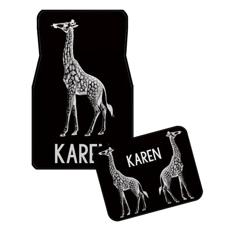 

Monogram Car Mats, Custom Car Mat, Personalized Car Mat, New Driver Gift, Car Floor Mats, Car Accessories, Sweet 16 Gift, Giraff