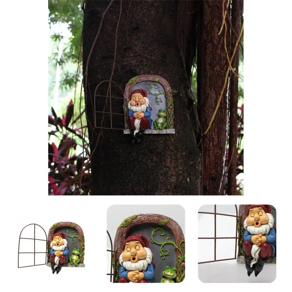 

Three-dimensional Lightweight Weather-resistant Window Dwarf Decoration for Home