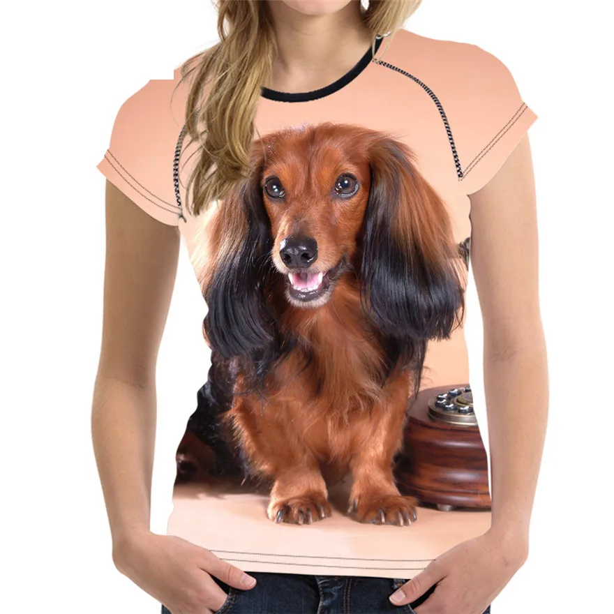 

Men/Women Oversize Fashion Cute And Charming Animal Dog 3D Printing T-shirt Round Neck Short Sleeve Unisex Summer Top，XXS-6XL