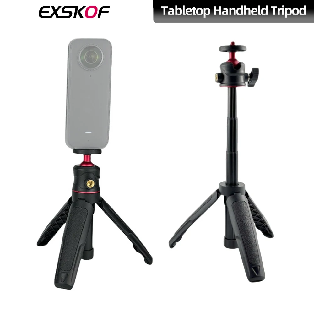 Раздвижной мини-штатив для камеры с регулируемой шаровой головкой на 360 °