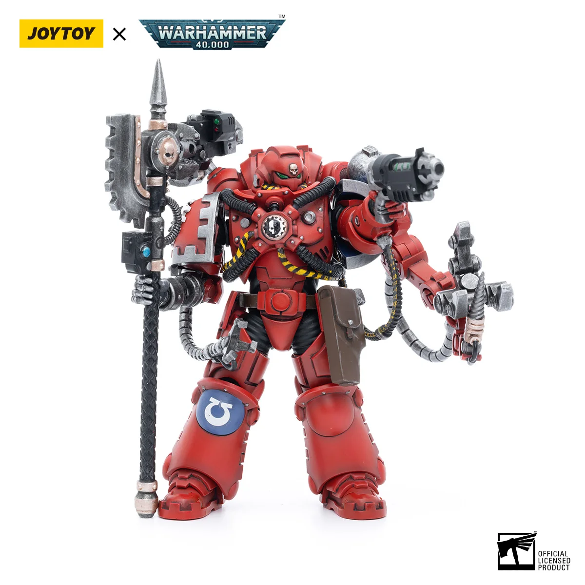 Фото [В наличии] Коллекционная экшн-фигурка JOYTOY Warhammer 40K Ultramarines Primaris Techmarine модель идеально подходит для дисплея или подарка №4