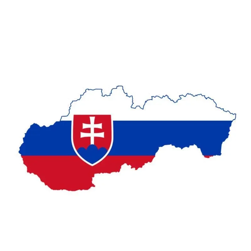Аксессуары для мотоцикла Словакии карта флаг наклейка на машину 6-0906
