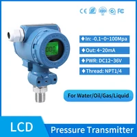 npt14 smart pressure transmitter for diesel fuel tank pressure transducer water 4 20ma pressure sensor