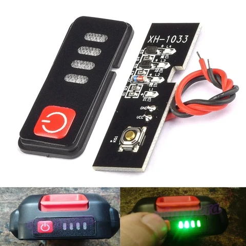 Gaqqee Модуль индикатора емкости аккумулятора 5S 18V 21V