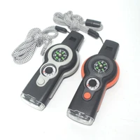 7in1 outdoor camping multifunctional survival whistle frequency whistle portable edc tool sos earthquake emergency whistle