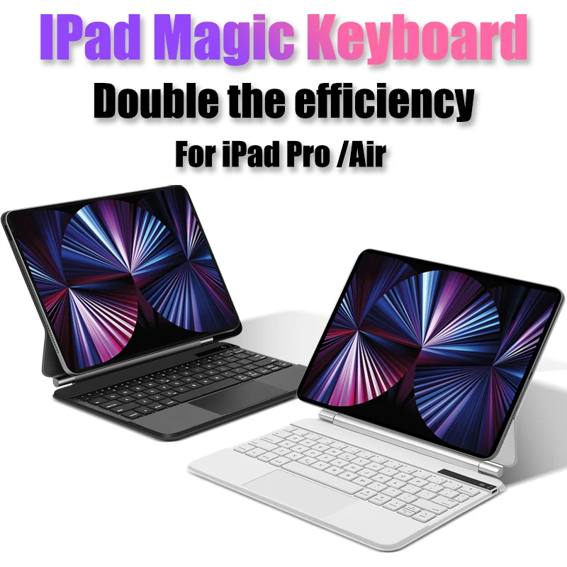

iFacemall Backlight Magic Keyboard for iPad Pro 12 9 12.9 M2 2022 for iPad Pro 11 2022 10th iPad Air 5 Air 4 Keyboard folio