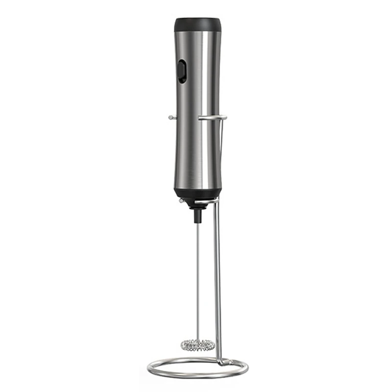 

1 Set Portable Kitchen Whisk Mixer Foamer Coffee Maker Chocolate Maker Foam Maker (Silver)