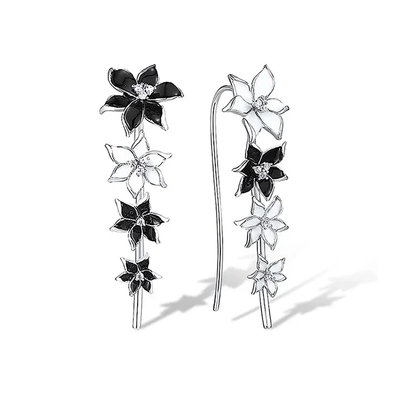 2024 новые модные серьги-колокольчики с цветком для женщин милые и изысканные