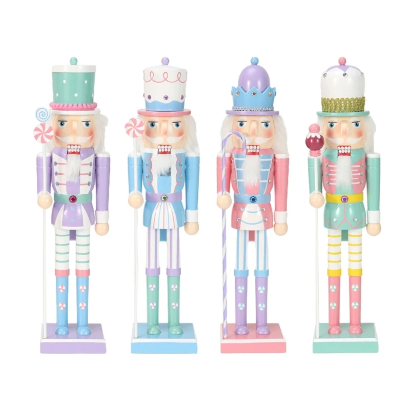 

Christmas Nutcrackers Festive Soldier Figurine for Christmas Decorations Figure R7UB