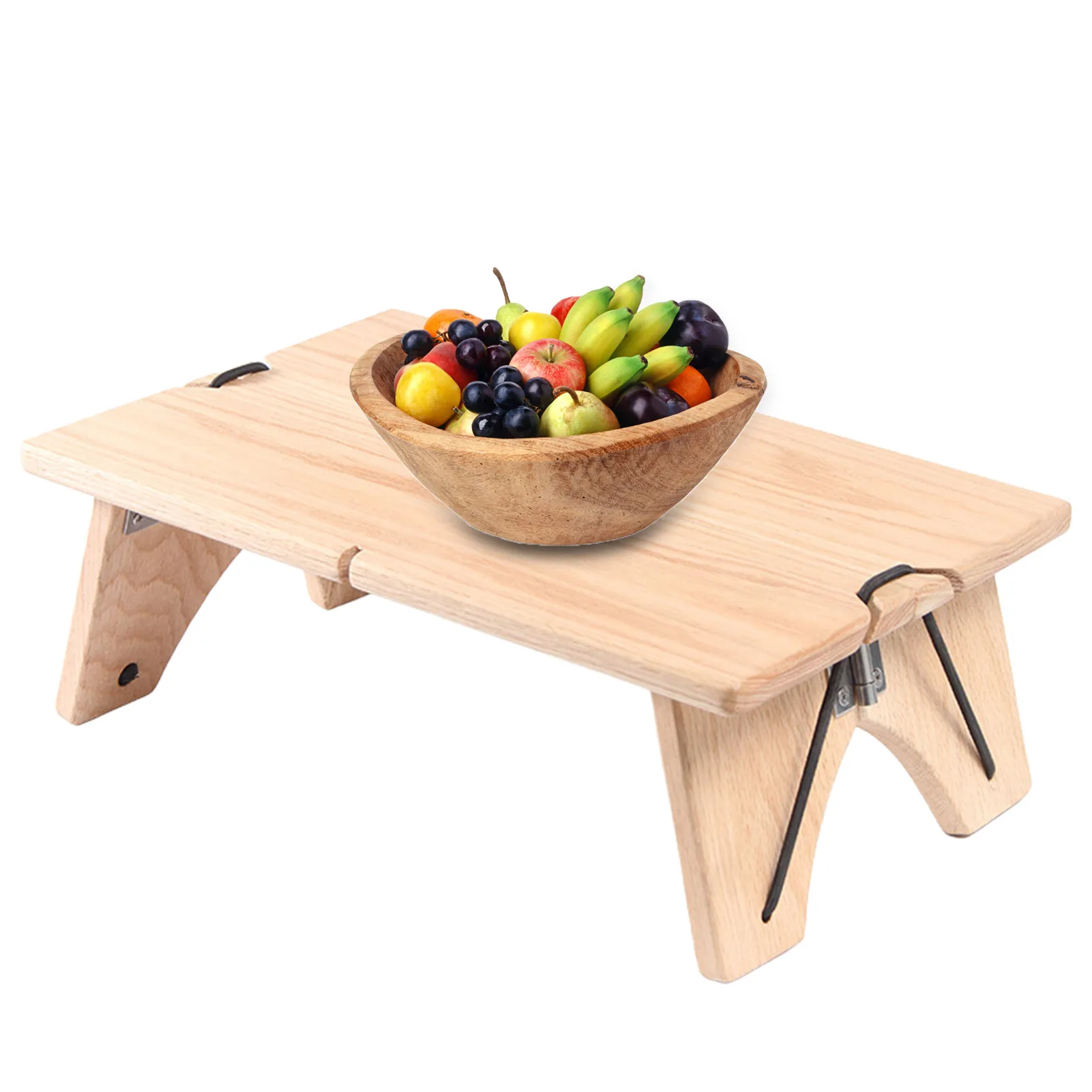 

Wood Camping Folding Coffee Table Easy To Carry Oak Table Portable Folding Picnic Table Camping Tables For Outdoor Camp And BBQ