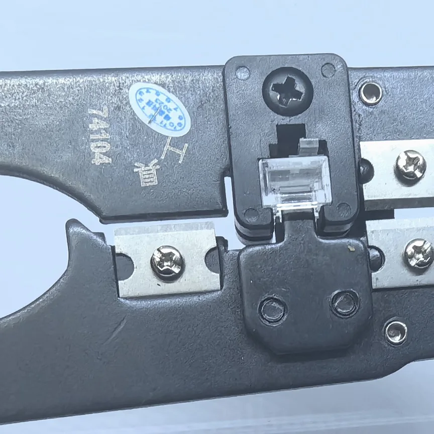 1 шт. RJ12 6P6C правая пряжка кристальная головка специальные обжимные клещи