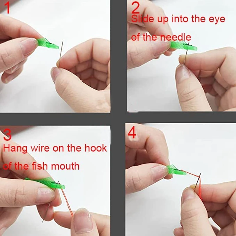 100 шт. нитевдеватель для швейной иглы вставка рук и машины маленьких глаз нить