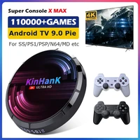 retro wifi video game consoles super console x max h96 for sspspps1dcn64 with 114000 classic games 4k hd mini tv game box