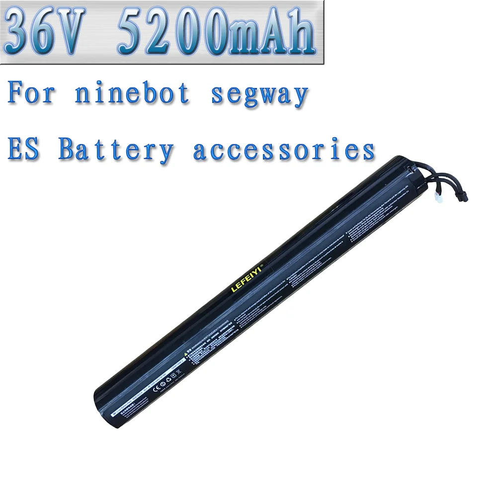 Фото Новый аккумулятор 36 В, 5200 мАч для скутера Ninebot Segway Es1 ES2 ES3 ES4, совместимый с системой электрических скутеров 36 В №5