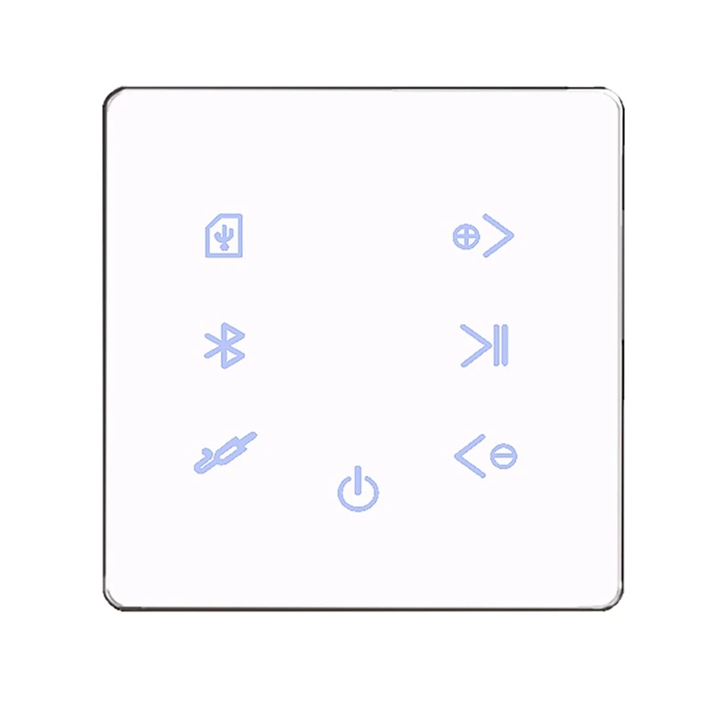 

Bluetooth усилитель в стене USB SD карта музыкальная панель для умного дома фоновая аудиосистема стерео для отеля ресторана