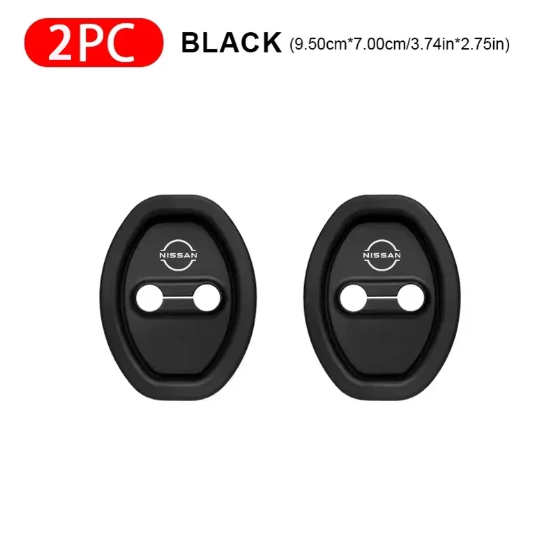 

2/4 шт. автомобильный силиконовый чехол для дверного замка, авто эмблема, аксессуары для Nissan Qashqai Nismo X-Trail T32 T31 J10 J11 Juke Altima Note