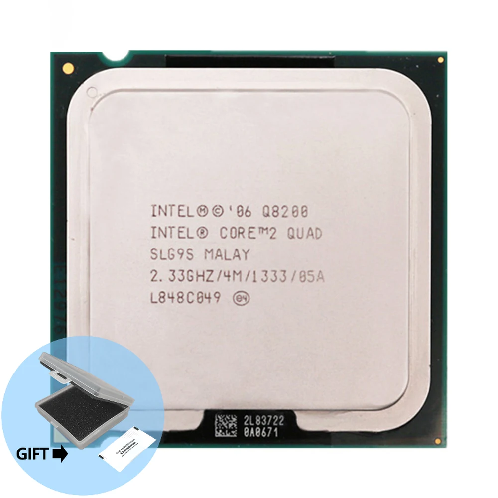 

Intel Core 2 Quad Q8200 2.3 GHz Quad-Core CPU Processor 4M 95W 1333 LGA 775
