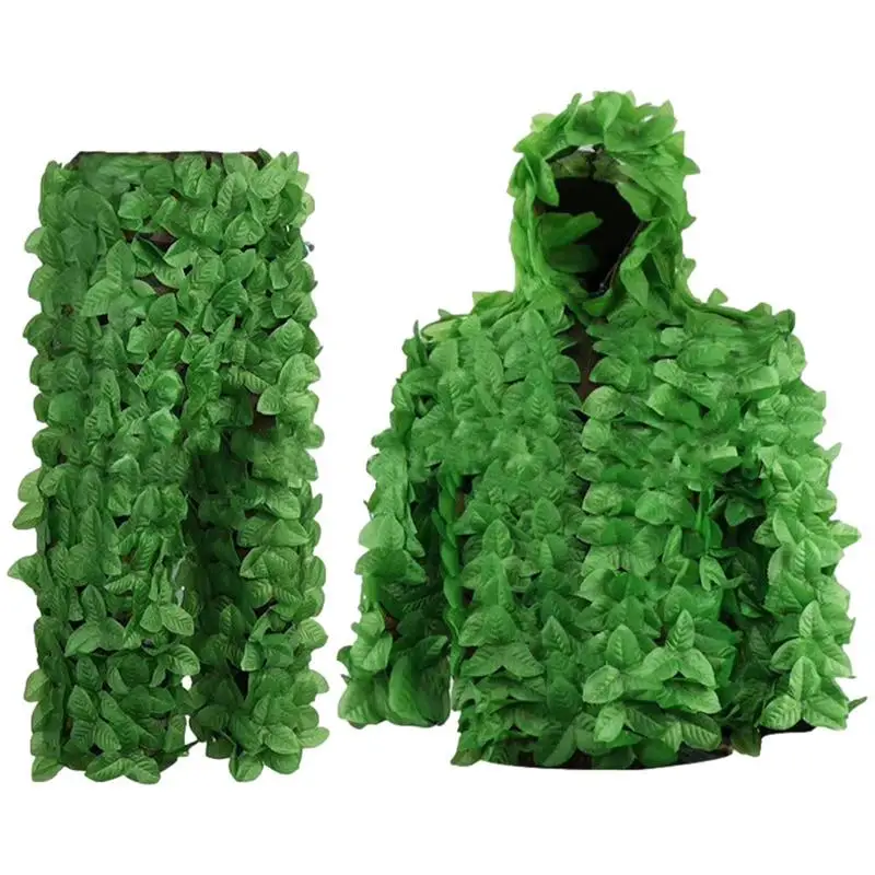 

Leaf Suit For Hunting Gillie Suit For Men Women Camouflage Effect Invisible In The Woods For Wildlife Photography Bird Watching