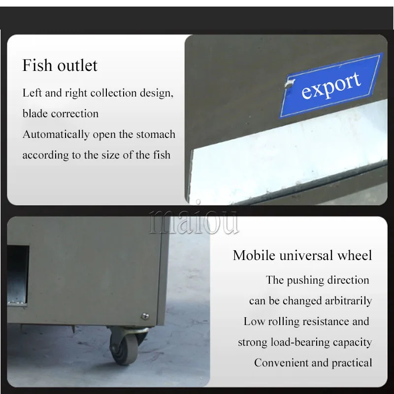 Машина для удаления рыбы и накипи машина очистки раскрытия живота