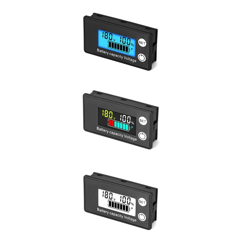ЖК-дисплей с жидким кристаллом 8-100 в вольтметр батарея Автомобильный датчик