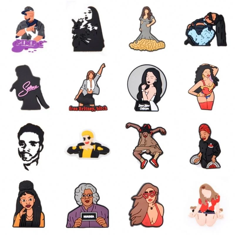 Пользовательские аксессуары для обуви сандалии ПВХ мексиканские подвески