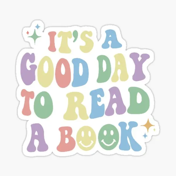 

5 шт., наклейки для ноутбука, для чтения книги