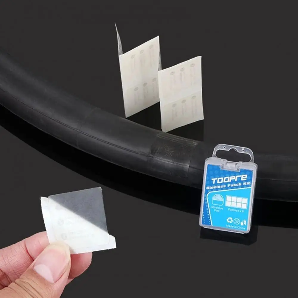 Бесклеевая заплата для внутренней шины велосипеда круглый напильник шин