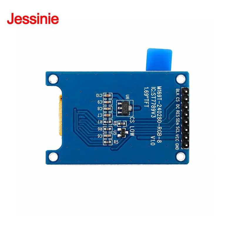 1,69-дюймовый TFT HD IPS LCD дисплей, 1,69'' драйвер ST7789, последовательный интерфейс SPI, модуль с полной цветопередачей 240x280, экран без корпуса, 12-контактный, 15-контактный. (art.: 3920dca489362) - 3920dca489362