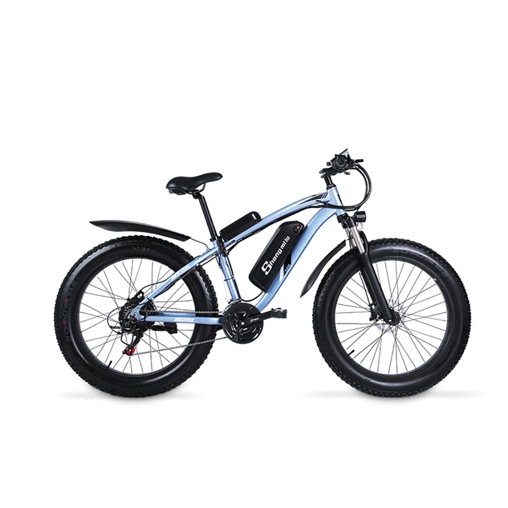 

HEZZO MX02S 1000W bicicletta elettrica 4.0 Fat Tire Ebike 26 pollici 40km/h Mountain Bike City bike elettrica per adulti 17A