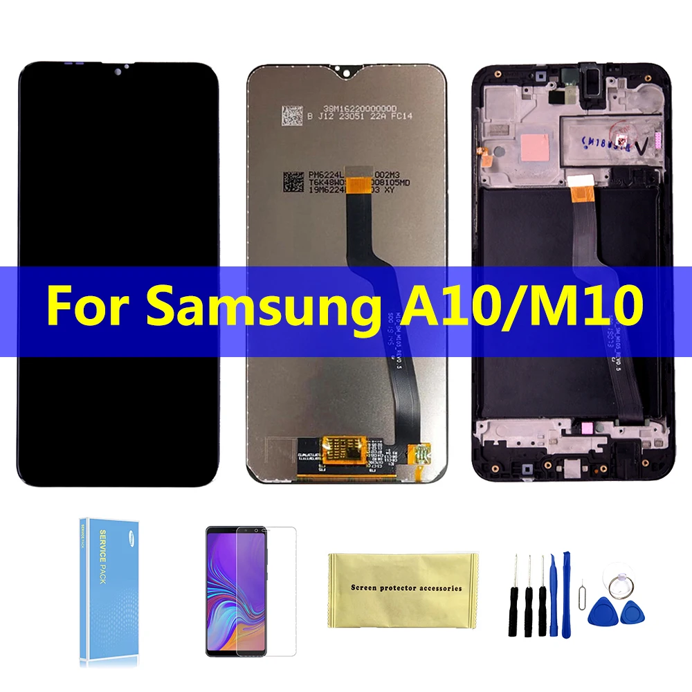 10 шт./партия, ЖК-дисплей с сенсорным экраном для Samsung Galaxy A10