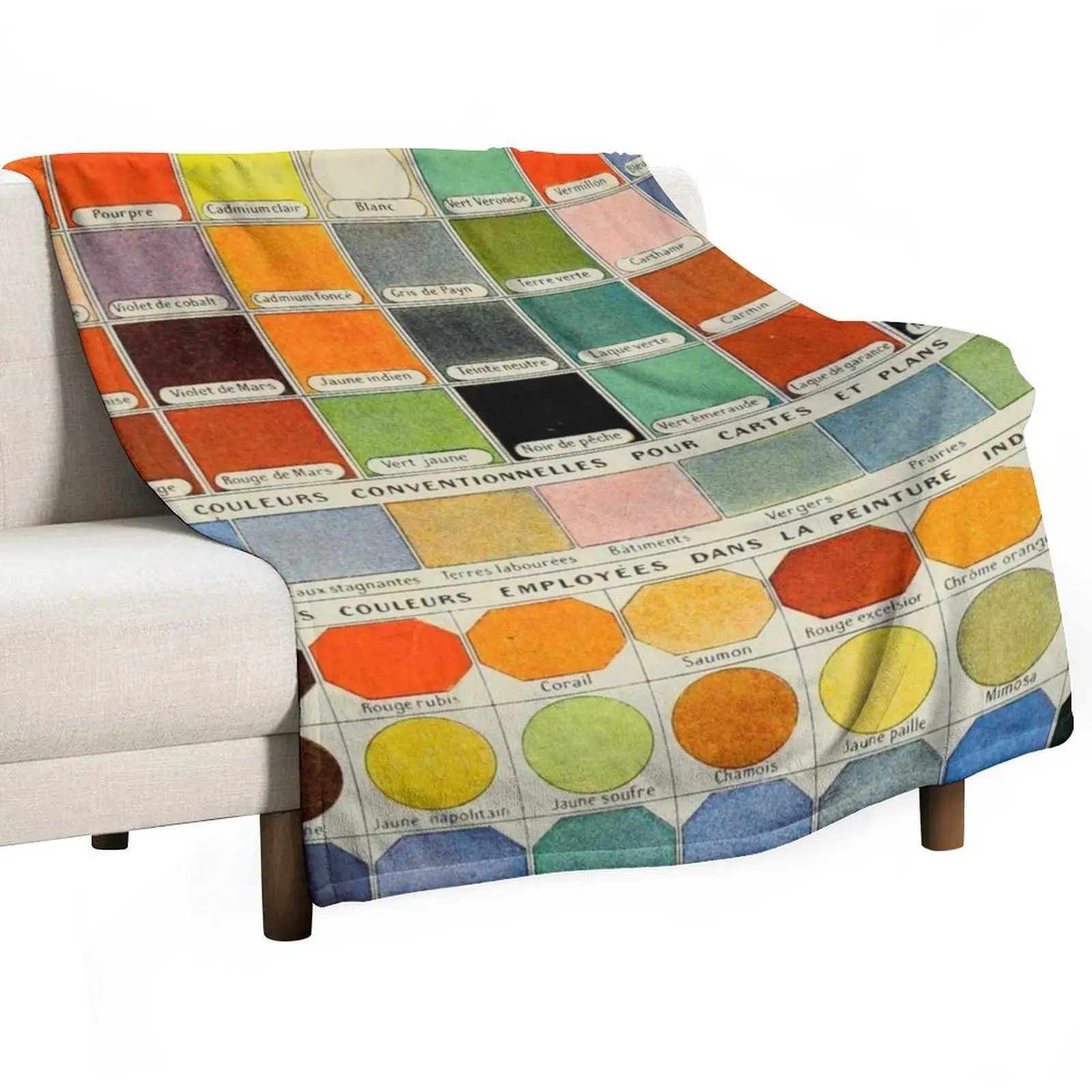 Система цветов Адольфа мильлота французская энциклопедия этикетки винтажные