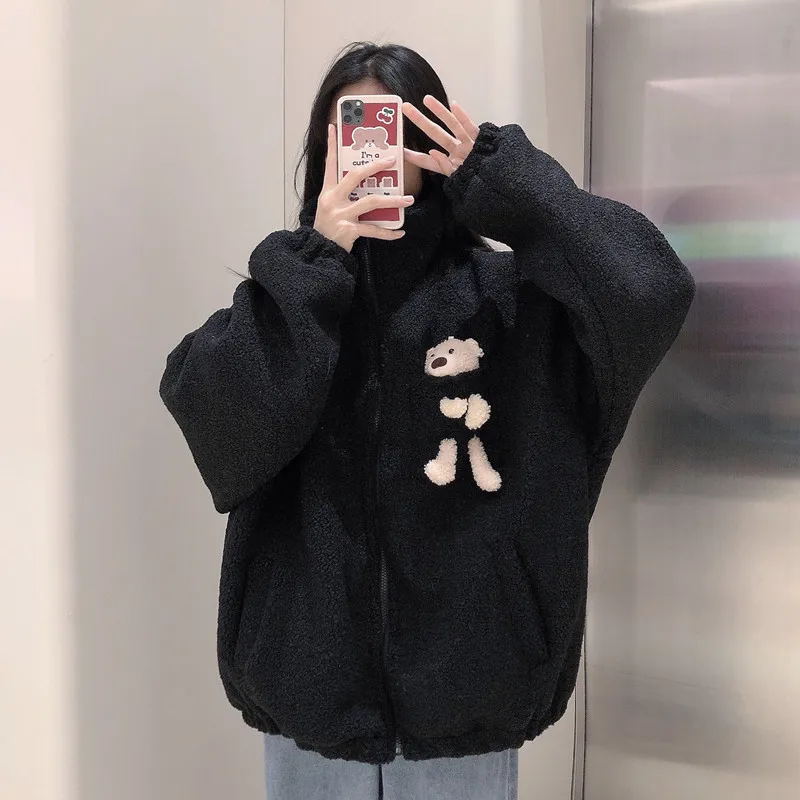 Толстовки с капюшоном для женщин на осень и зиму плюшевые теплые пушистые