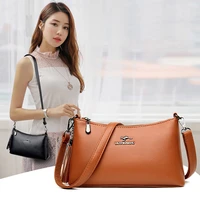 soft leather fashion kangaroo square shoulder bag casual high quality crossbody bag new mommy handbag designer mobile wallet