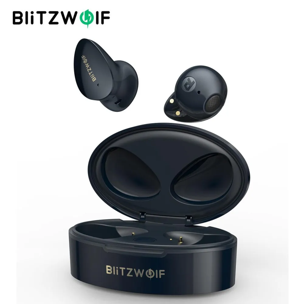 

BlitzWolf BW-FPE2 bluetooth наушники с микрофоном, TWS Ture беспроводные наушники-вкладыши, AAC HiFi звук стерео