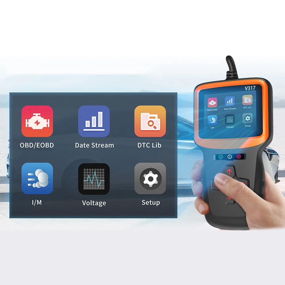 OBD V317 Obd2 Автомобильный Диагностический Инструмент Портативный Сканер
