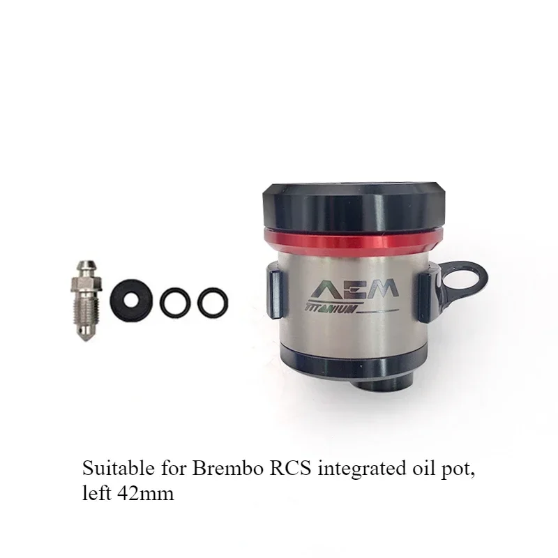 

Масляная чашка AEM, встроенная из титанового сплава для Brembo RCS/CC, прямой тормозной насос, масляный горшок AEM