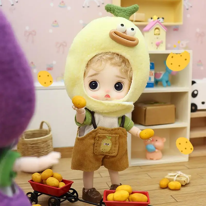 Овощная фигурка милые фигурки Коллекционная игрушка с одеждой настольная
